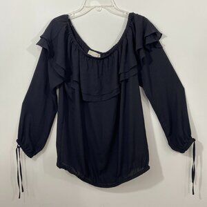 Michael Kors Black Blouse Size M